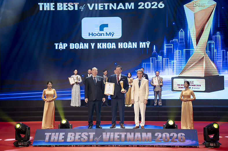 Tập đoàn Hoàn Mỹ được vinh danh "Hệ thống Y khoa tốt nhất Việt Nam 2026"