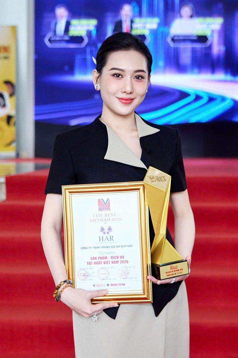 Thương hiệu HAR đạt danh hiệu 'Sản phẩm và Dịch vụ tốt nhất Việt Nam 2026'