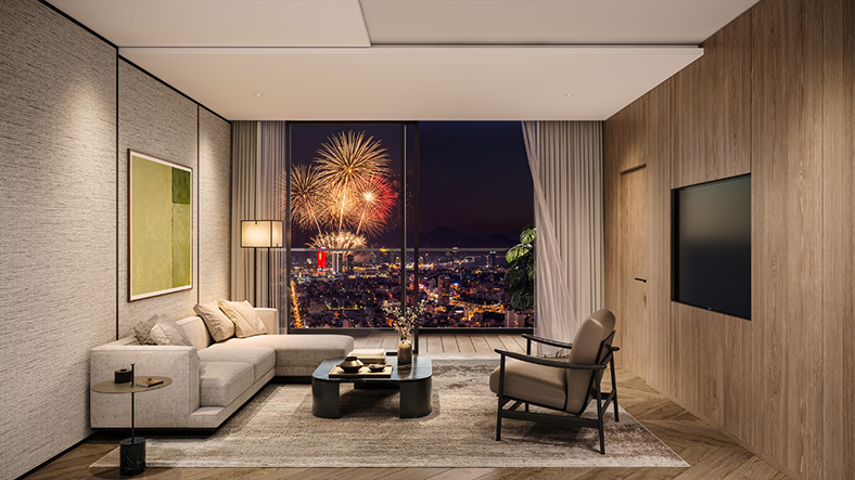 Ngắm lễ hội pháo hoa quốc tế từ căn hộ Nobu Residences