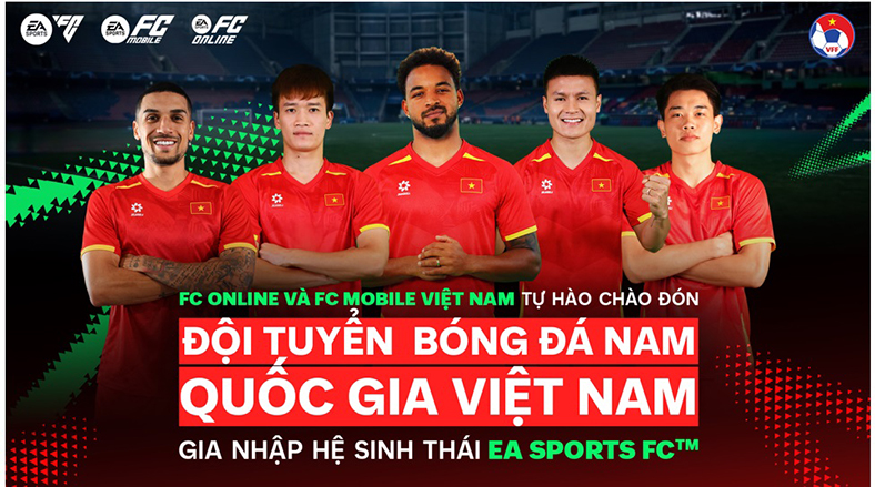 Đội tuyển bóng đá quốc gia Việt Nam góp mặt trong game EA Sports FC™