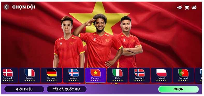 Đội tuyển bóng đá quốc gia Việt Nam góp mặt trong game EA Sports FC™