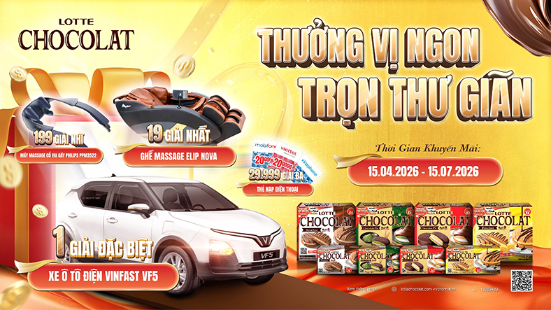 Lotte Chocolat công bố những chủ nhân giải thưởng đầu tiên