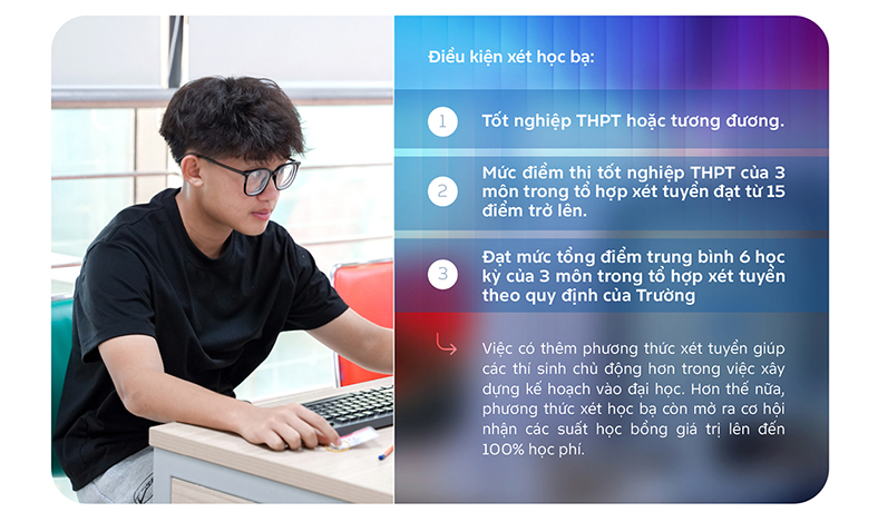 XÉT HỌC BẠ VÀO UEF - Giảm áp lực vào đại học