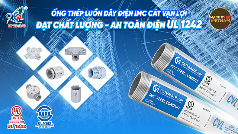 Ống luồn dây điện IMC đạt chứng nhận UL Listed - UL 1242