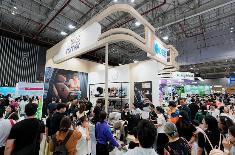 Ghế ô tô trẻ em Britax Romer của Đức xuất hiện tại Vietbaby Fair 2026