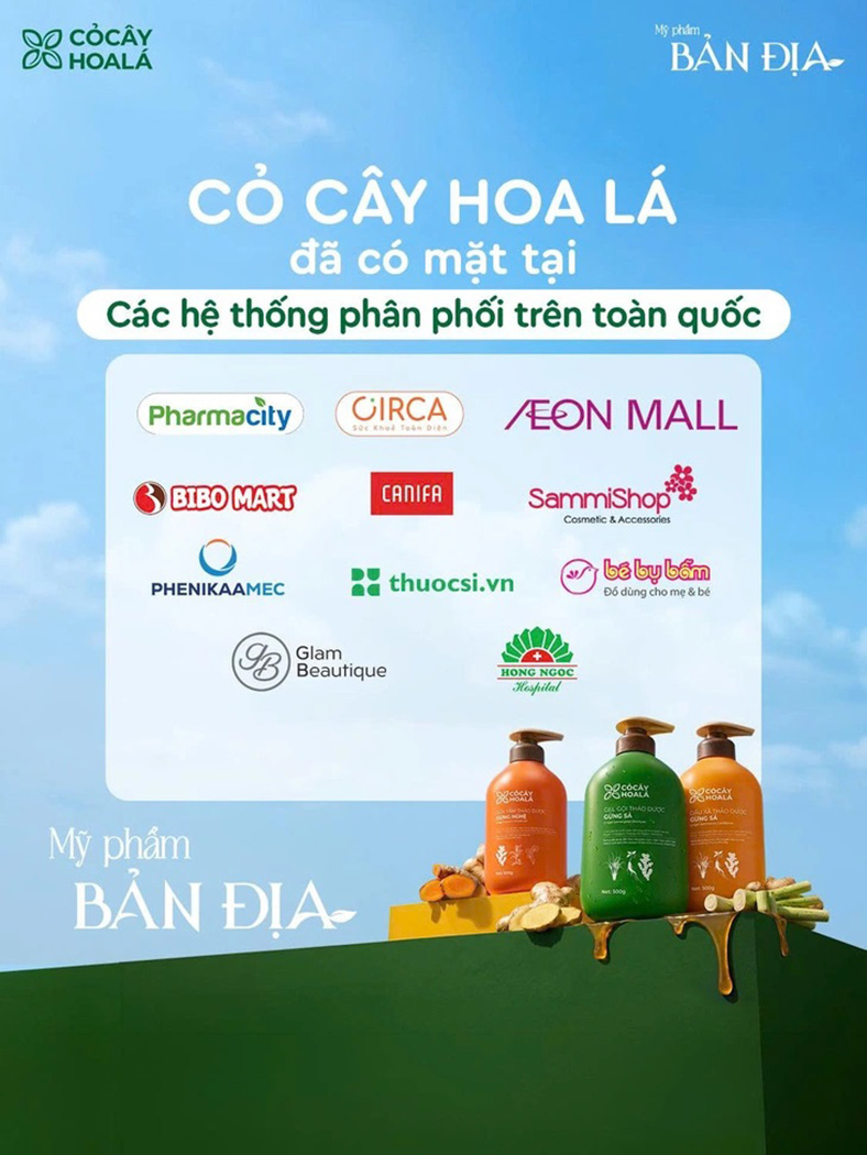Thương hiệu mỹ phẩm Cỏ Cây Hoa Lá nỗ lực lan tỏa giá trị bản địa