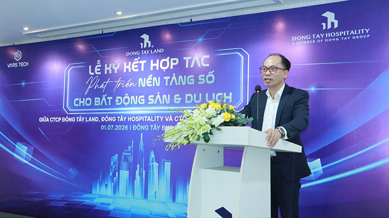 Đông Tây Land phát triển nền tảng số cho bất động sản và lưu trú