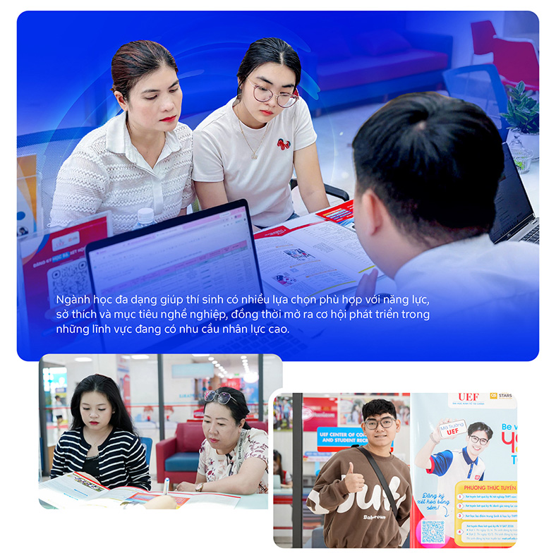Chọn Ngành học đa dạng, đón đầu xu thế với UEF