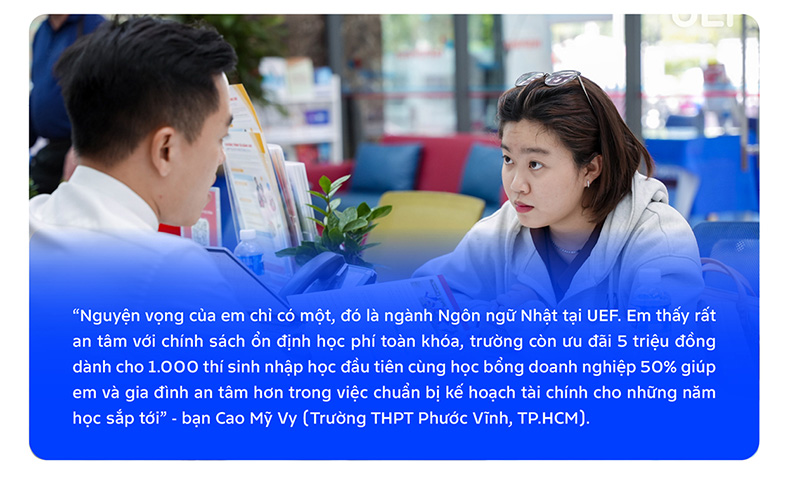 Chọn Ngành học đa dạng, đón đầu xu thế với UEF