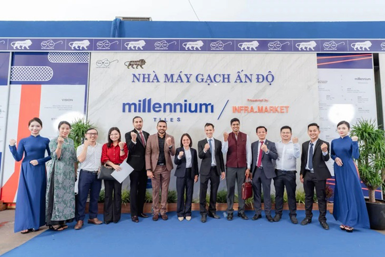 Nhà máy gạch Ấn Độ Millennium ra mắt văn phòng đại diện tại Hà Nội và TP.HCM