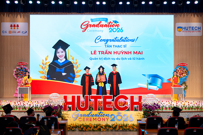 HUTECH tuyển sinh thạc sĩ đợt 1 năm học 2026-2027 với 16 ngành đào tạo