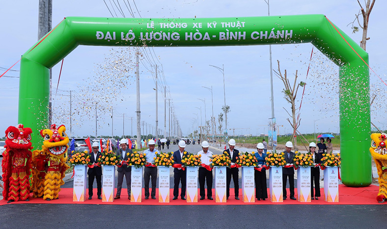 Thông xe đại lộ Lương Hòa - Bình Chánh, tạo động lực phát triển phía Tây TP.HCM