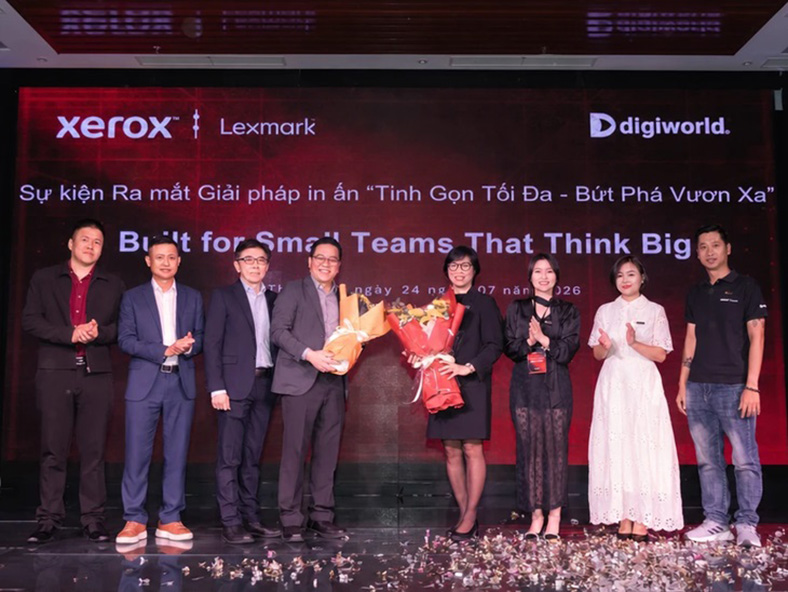 Xerox cùng Digiworld mang công nghệ in laser màu hiện đại đến Việt Nam