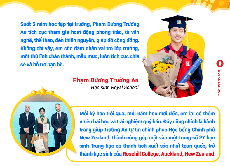 Royal School: Bồi đắp nền tảng vững vàng để con tỏa sáng