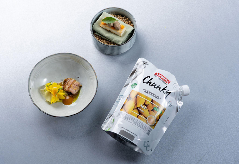 Các đầu bếp Top Chef sáng tạo món ăn bằng sản phẩm trái cây Andros Professional
