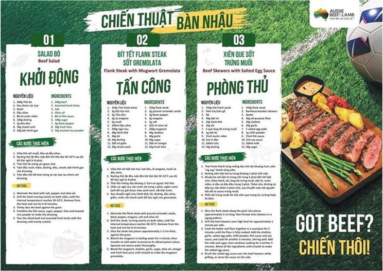 Bí quyết 'món ăn nhẹ giữa hiệp' lành mạnh, giàu đạm từ thịt bò Úc
