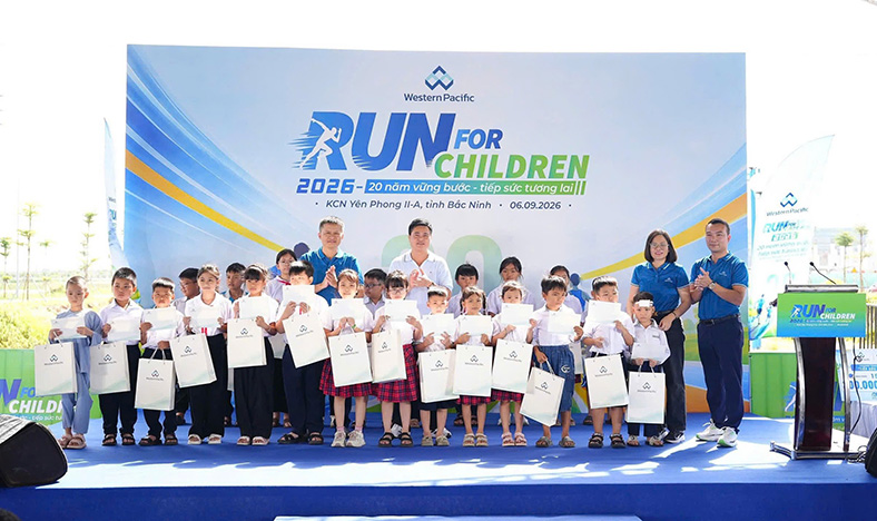 Western Pacific Group đánh dấu 20 năm thành lập với giải chạy 'Run For Children 2026'