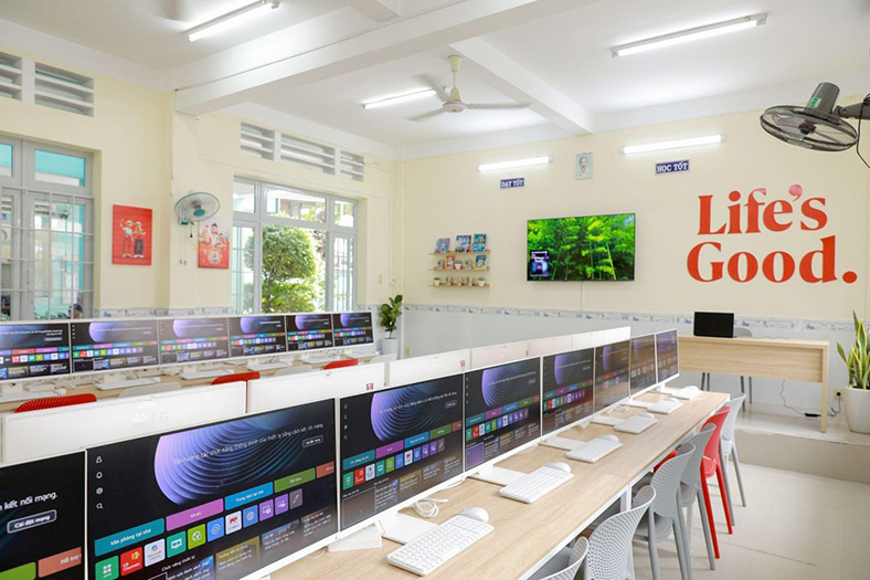 LG mang công nghệ đến gần hơn với học sinh tiểu học tại Đồng Nai
