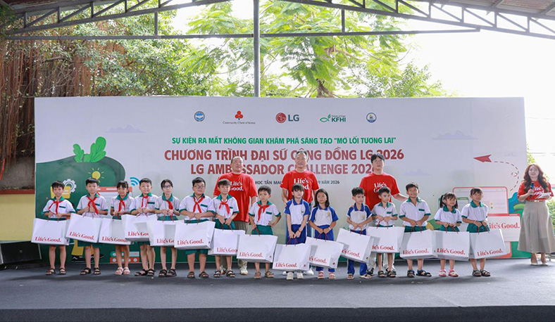 LG mang công nghệ đến gần hơn với học sinh tiểu học tại Đồng Nai