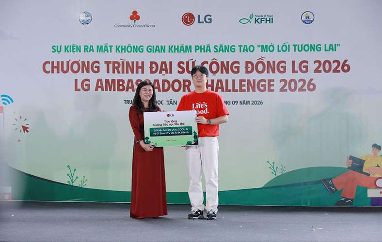 LG mang công nghệ đến gần hơn với học sinh tiểu học tại Đồng Nai