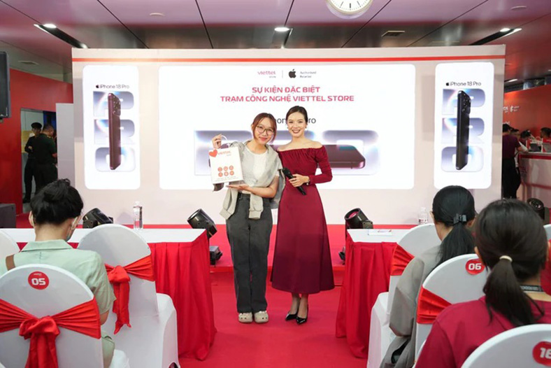 Viettel Store mở bán iPhone 18 Pro series kết hợp loạt trải nghiệm