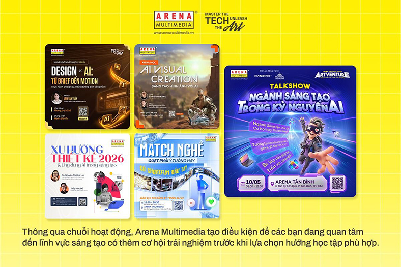 Arena Multimedia: Tích hợp AI xuyên suốt chương trình đào tạo
