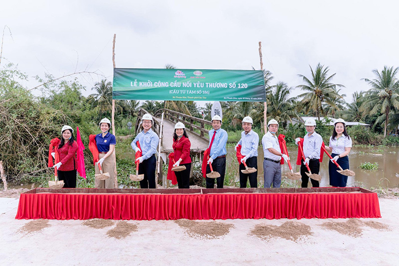 Nhựa Tiền Phong khởi công Cầu nối yêu thương số 120 tại Cần Thơ