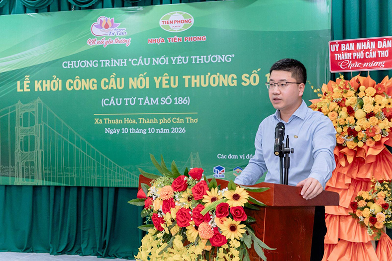 Nhựa Tiền Phong khởi công Cầu nối yêu thương số 120 tại Cần Thơ