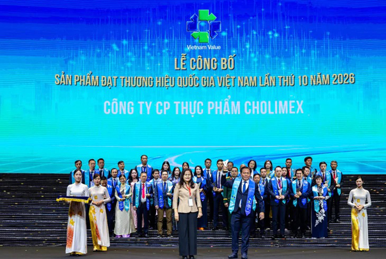 Sản phẩm Cholimex Food đạt chứng nhận Thương hiệu Quốc gia Việt Nam 2026