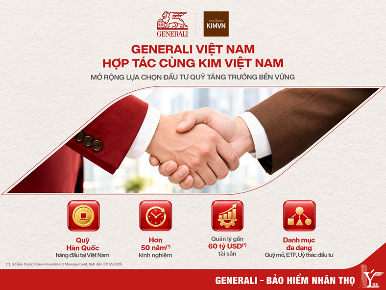 Generali Việt Nam bổ sung hai quỹ liên kết đơn vị mới