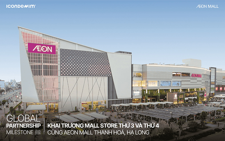 Icondenim mở rộng chuỗi cửa hàng tại hệ thống Aeon Mall