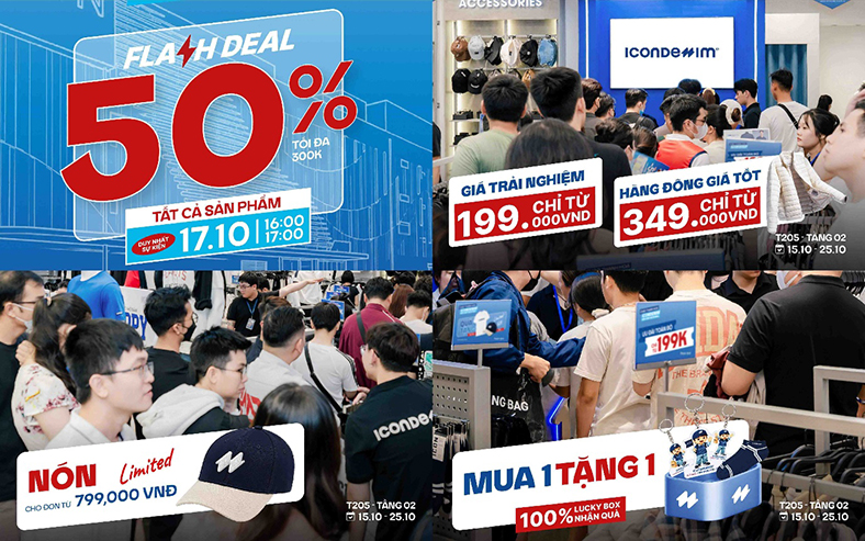 Icondenim mở rộng chuỗi cửa hàng tại hệ thống Aeon Mall