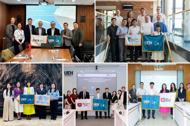 UEH ghi dấu mốc 50 năm bằng mạng lưới đối tác trên 5 châu lục