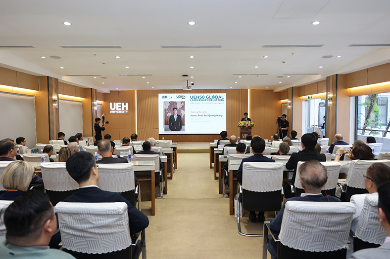 UEH kết nối lãnh đạo đại học quốc tế bàn về quản trị và tác động xã hội