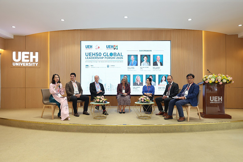 UEH kết nối lãnh đạo đại học quốc tế bàn về quản trị và tác động xã hội