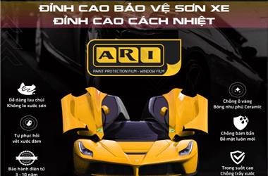 Phim cách nhiệt ARI: Cách nhiệt cao, tự phục hồi vết xước