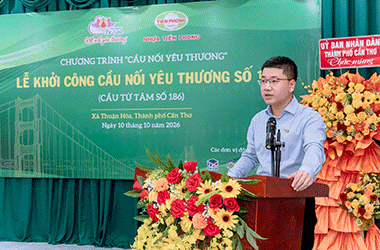 Nhựa Tiền Phong khởi công Cầu nối yêu thương số 120 tại Cần Thơ