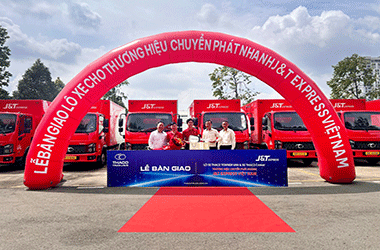 J&T Express bổ sung 315 xe tải mới, tăng cường năng lực vận hành toàn quốc