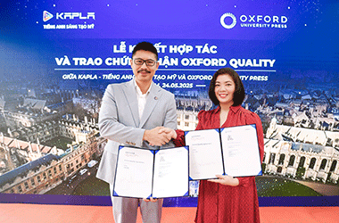 Trao Chứng nhận Oxford Quality cho Kapla