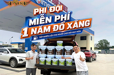 Game không chiến Phi Đội 'chơi lớn': Tặng game thủ cả năm đổ xăng miễn phí