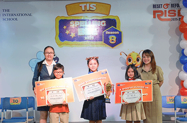 Cuộc thi TIS Spelling Bee 2025 tìm ra hai quán quân