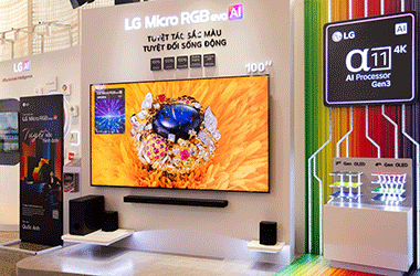 LG Micro RGB evo AI: màu sắc chính xác trên TV LCD