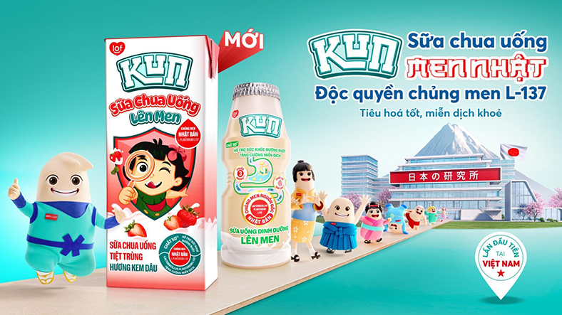 KUN Men Nhật L-137 - "bạn đồng hành" cho hệ miễn dịch của trẻ