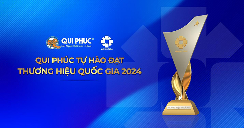 Doanh nghiệp Qui Phúc đạt Thương Hiệu Quốc Gia lần thứ 9