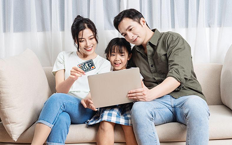 Chọn thẻ tín dụng MSB Mastercard Family cho chi tiêu gia đình