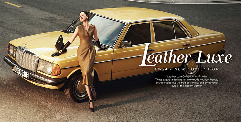 My Way ra mắt bộ sưu tập thu đông 2024 Leather Luxe