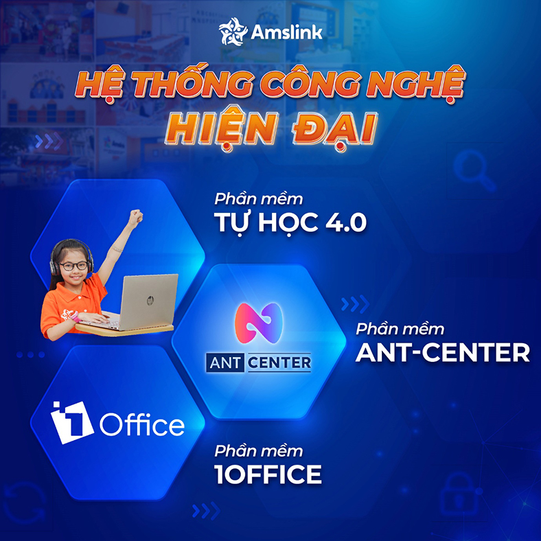 Hệ thống Amslink đồng hành cùng trẻ chinh phục Anh ngữ toàn diện