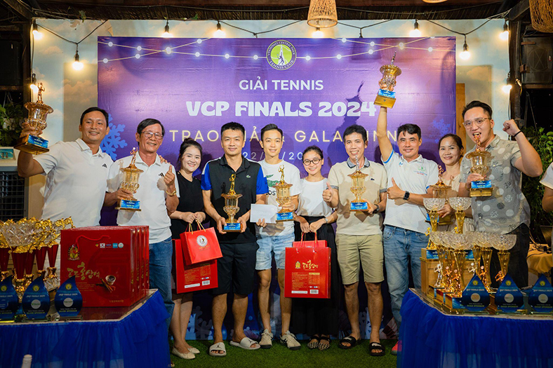 Giải tennis VCP Finals 2024 kết thúc thành công