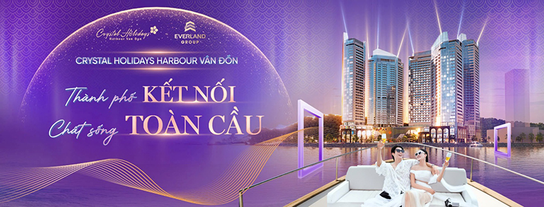 Không gian sống cho công dân toàn cầu tại Crystal Holidays Harbour Vân Đồn