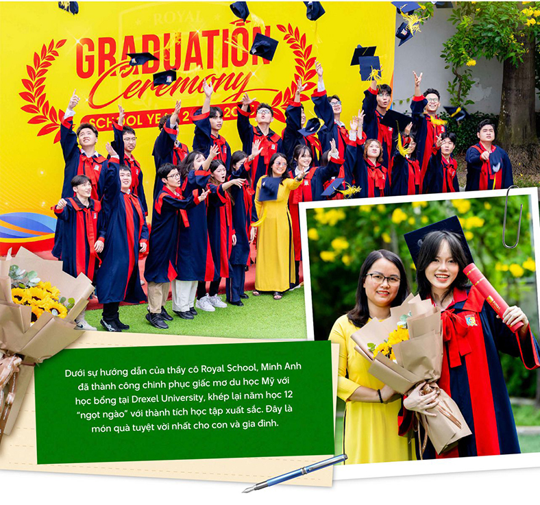 Lễ tốt nghiệp tại Royal School: Ngày trưởng thành trong yêu thương, kiêu hãnh bước ra thế giới